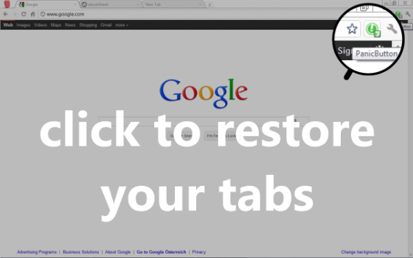 PanicButton for Chrome
