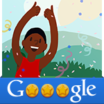 Google Doodle Game hurdles